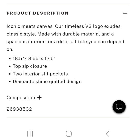 Nwt. Victoria secret tote bag - Picture 3 of 4